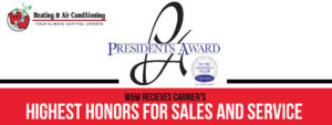 W&W receives Carrier's highest honors for sales and service